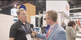 STN Publisher interviews Ford Pro's Christian Kreipke about the new Collins electric school bus at ACT Expo on May 3, 2023.
