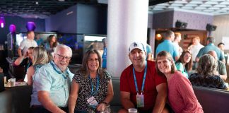 STN EXPO Reno 2022 attendees at the Welcome Party hosted by Tyler Technologies at the EDGE Nightclub (Photo by Vincent Rios Creative)