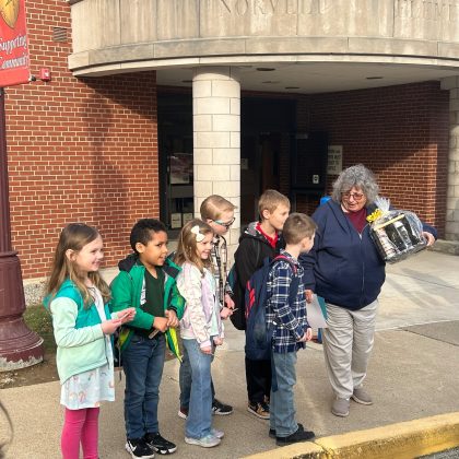 DMJ Transportation recognized one of their drivers, Denise Fontanazza at the Mt Pleasant School district, for going above and beyond for her elementary students.