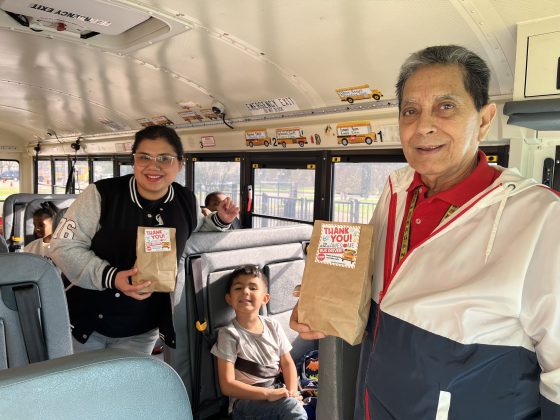 Sheridan Elementary School, part of Cypress-Fairbanks Independent School District in Texas, celebrated their bus drivers with goodie bags