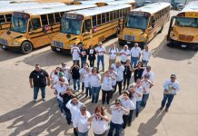 Lisa Barnhouse, transportation director Pleasanton Independent School District in Texas shared this photo of her team