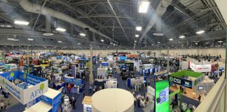 View of the 2024 ACT Expo trade show floor. (Photo by Taylor Ekbatani.)