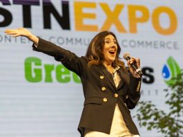 Keynote speaker Christine Cashen at the 2024 STN EXPO Reno Conference (Photo by Vincent Rios Creative)
