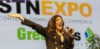 Keynote speaker Christine Cashen at the 2024 STN EXPO Reno Conference (Photo by Vincent Rios Creative)