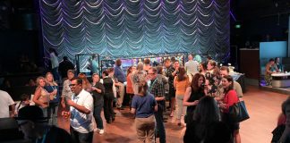 STN EXPO Reno attendees enjoy food and drinks at the Welcome Party at the EDGE Nightclub (Photo by Philicia Endelman)